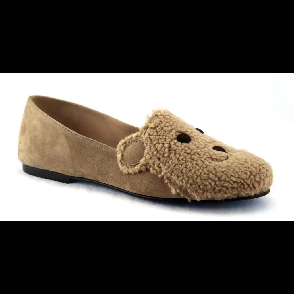 Nicky Hilton Teddy - Beige Suede